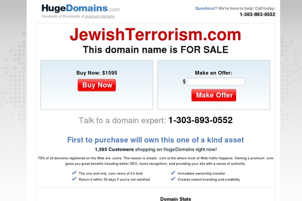 jewishterrorism.com site used Demet