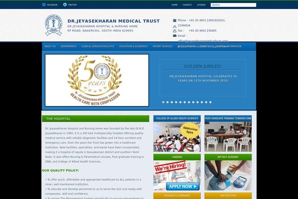 MediClinic theme site design template sample