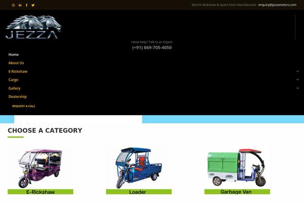 Backhoe theme site design template sample