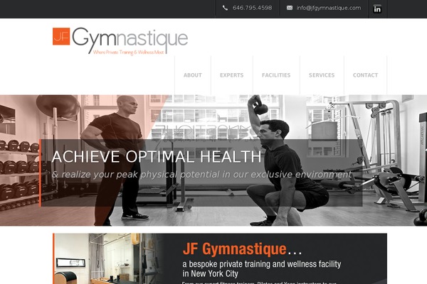 Fit Wp theme site design template sample