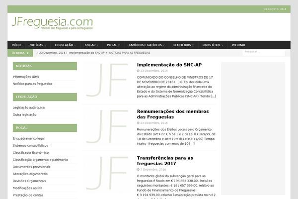 WordPress website example screenshot