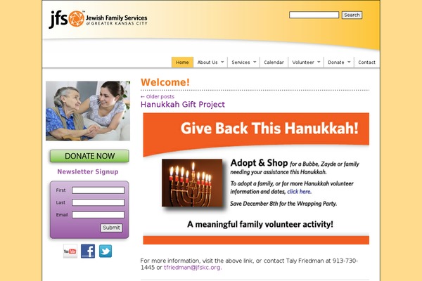 WordPress website example screenshot