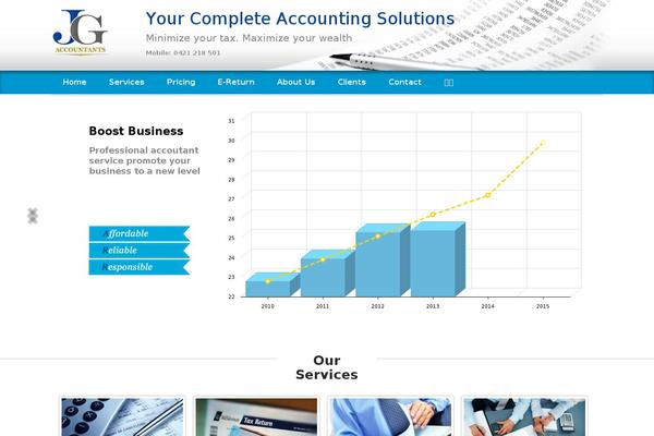 jgaccountants.com.au site used Jgaccoutants