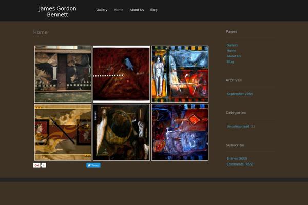 Gdgallery theme site design template sample