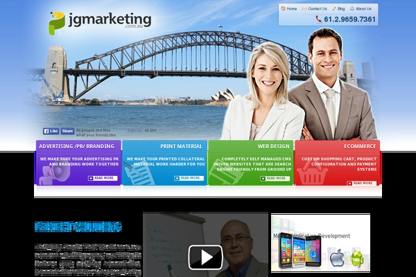 jgmarketing.com.au site used Jgmarketing