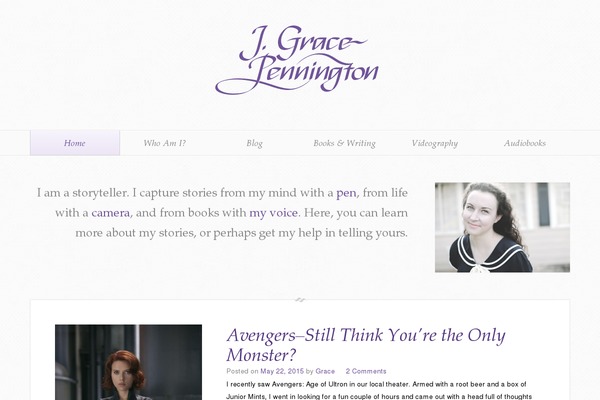 jgracepennington.com site used Elderberry