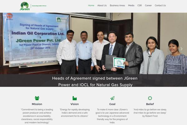 jgreenindia.com site used Business