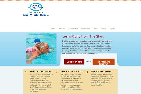PageLines theme site design template sample