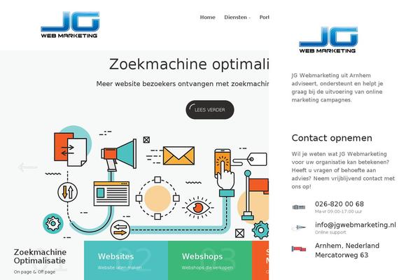 WordPress website example screenshot