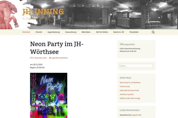 Twenty Thirteen theme site design template sample