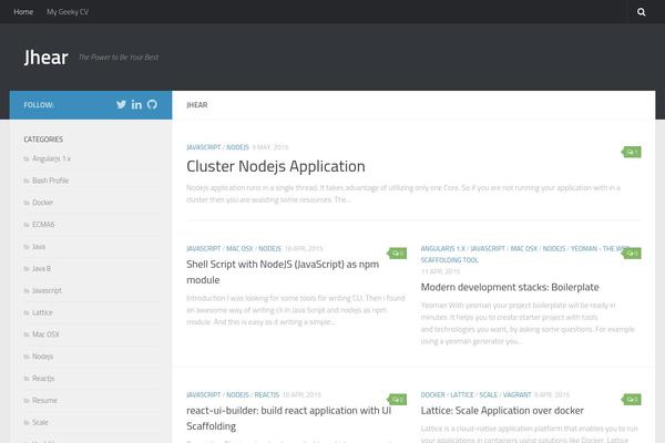 WordPress website example screenshot