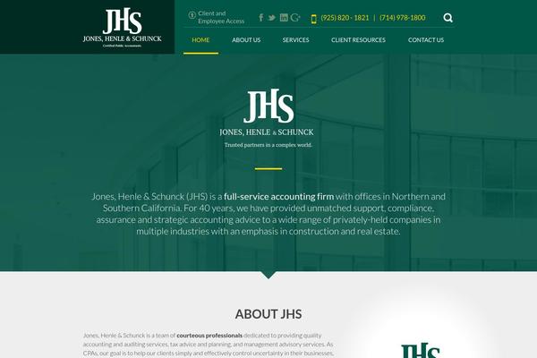 jhs theme websites examples