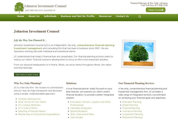 WordPress website example screenshot