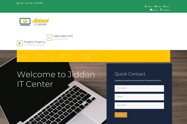 jiddan.net site used Structure