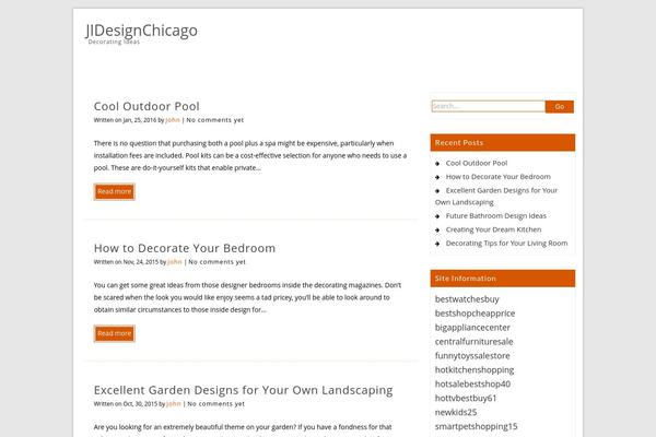 Decent theme site design template sample