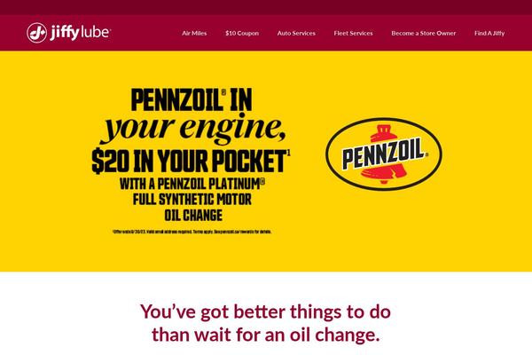jiffylubeservice.ca site used Jiffylubeservice