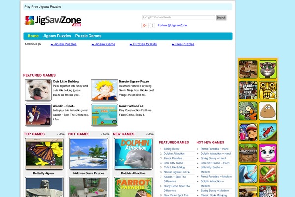 jigsawzone.com site used Gsn