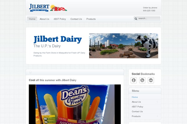jilbertdairy.com site used Yoo_milk_wp