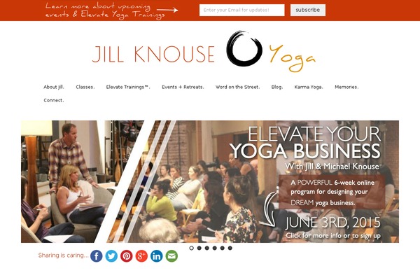 Jill theme site design template sample