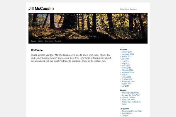 WordPress website example screenshot