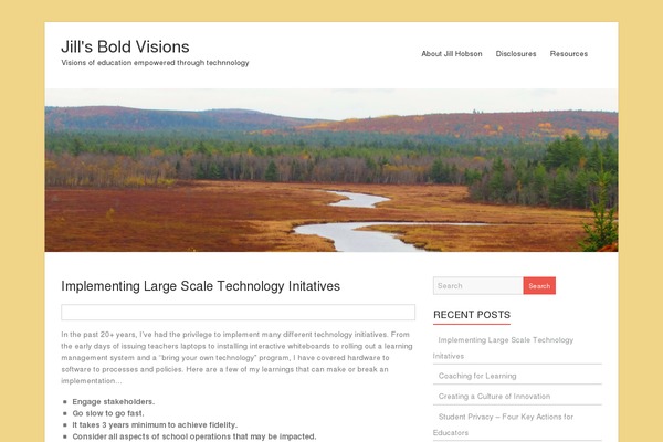 WordPress website example screenshot