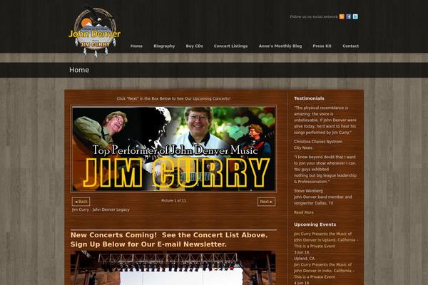 jimcurrymusic.com site used Jim