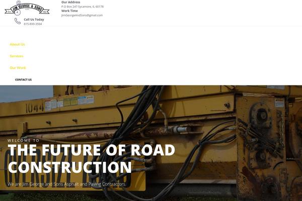 Compactor theme site design template sample