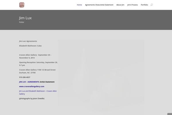 Divi theme site design template sample