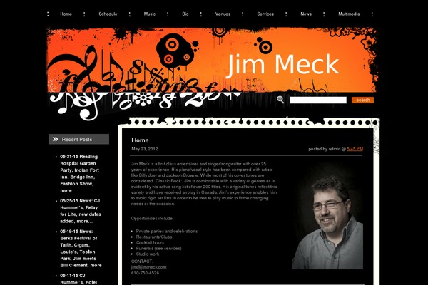 jimmeck.com site used Theme751
