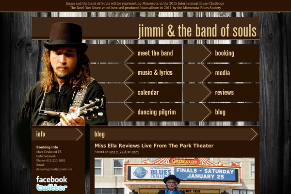 jimmiandthebandofsouls.com site used Bandofsouls