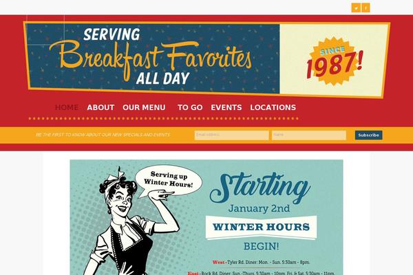 WordPress website example screenshot
