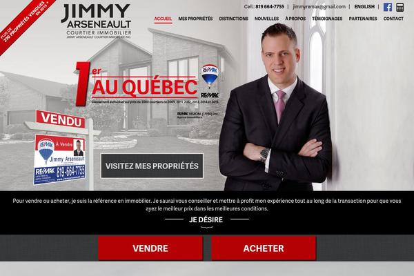 jimmyarseneault.com site used Jimmy-arseneault