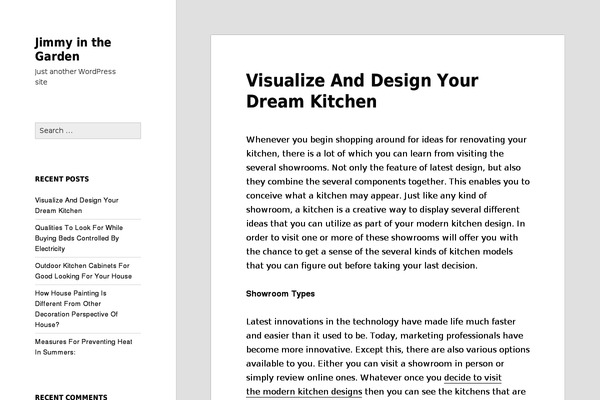 Twenty Fifteen theme site design template sample