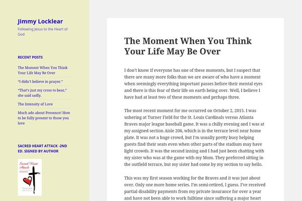 Twenty Fifteen theme site design template sample