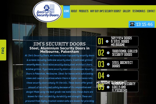 jimssecuritydoors.com.au site used Jimssecuritydoors