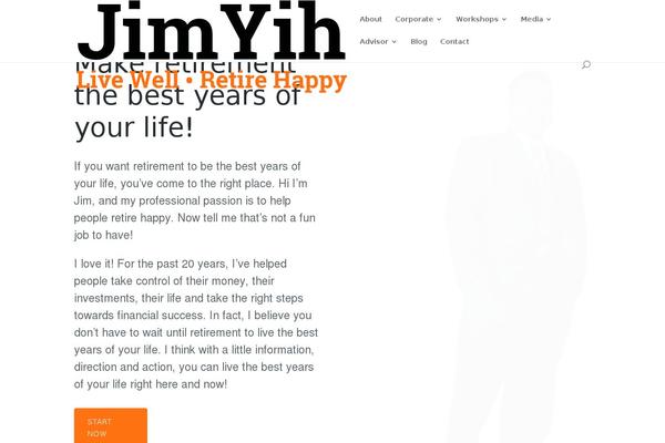jimyih.com site used Divi-space-child