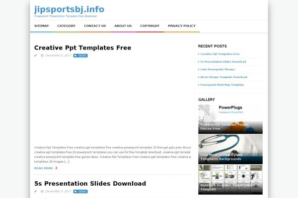 Lontano theme site design template sample