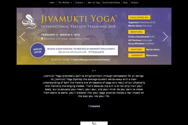 jivamuktiyoga.com.au site used Jivamukti-yoga