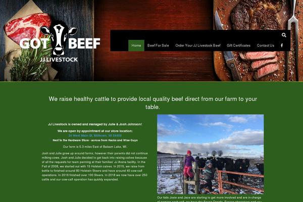 WordPress website example screenshot