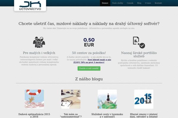 jk-uctovnictvo.sk site used Financio