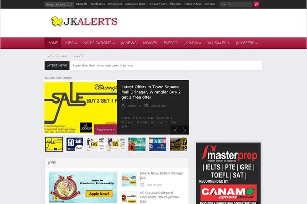 jkalerts.com site used Ribbon Lite