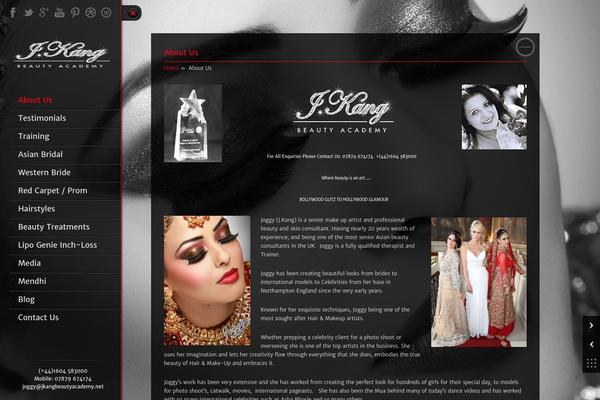 Analytical Lite theme site design template sample