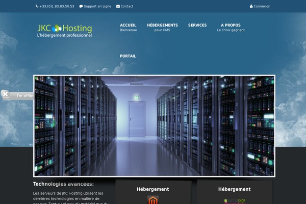 jkc-hosting.fr site used Cloudhoster-1-2-1