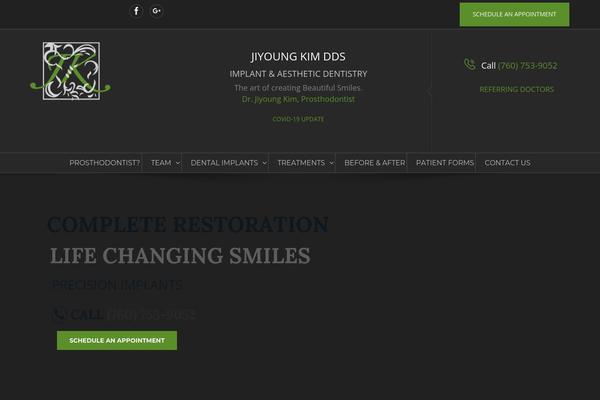 Avada theme site design template sample