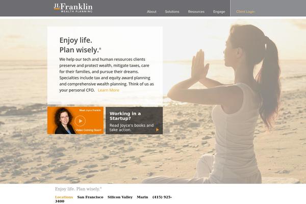 WordPress website example screenshot