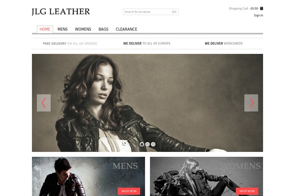 Blanco theme site design template sample