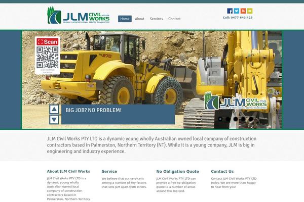 jlmcivilworks.com.au site used Jlm