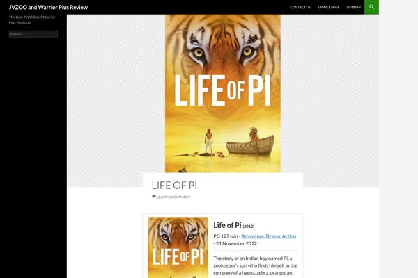 Twenty Fourteen theme site design template sample