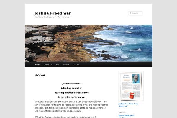 Twenty Eleven theme site design template sample