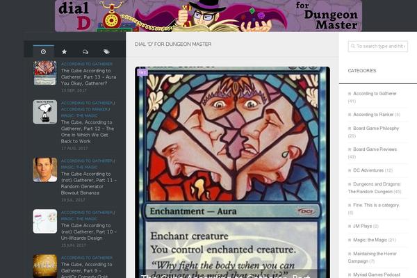 Site using Magic the Gathering Card Tooltips plugin